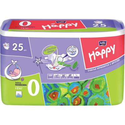 Подгузник Bella Baby Happy Before Newborn 0-2 кг 25 шт (5900516601799)