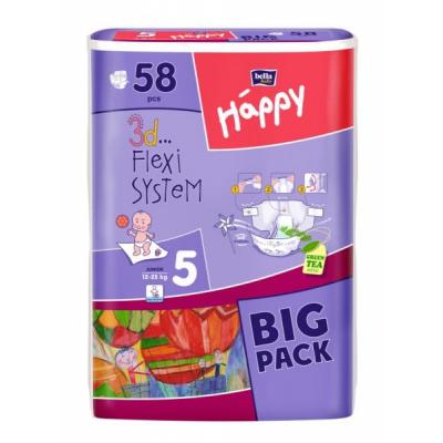 Подгузник Bella Baby Happy Junior 12-25 кг 58 шт (5900516601133)