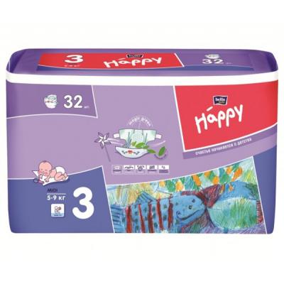 Подгузник Bella Baby Happy Midi 5-9 кг 32 шт (5900516600778)