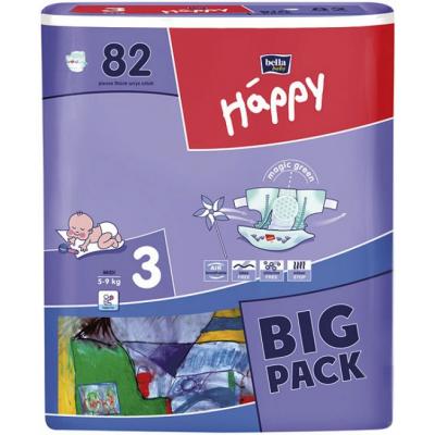 Подгузник Bella Baby Happy Midi 5-9 кг 82 шт (5900516601102)