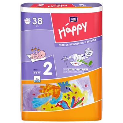 Подгузник Bella Baby Happy Mini 3-6 кг 38 шт (5900516600709)