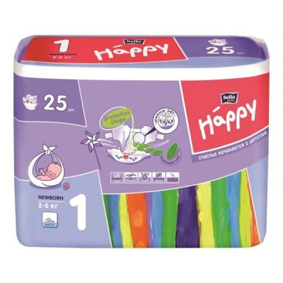 Подгузник Bella Baby Happy newborn 2-5 кг 25 шт (5900516601805)