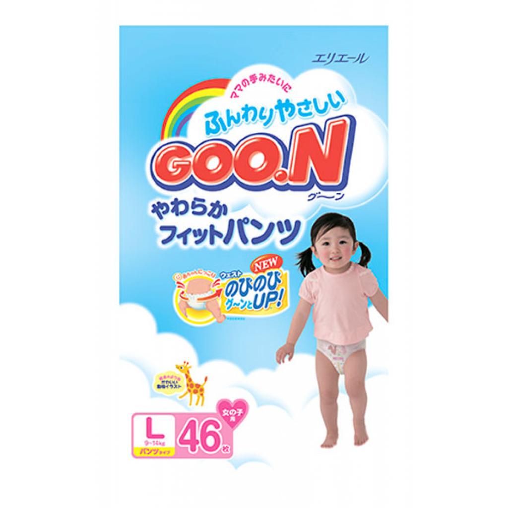 Подгузник GOO.N Л/Большой для девочек (мега) (753463)