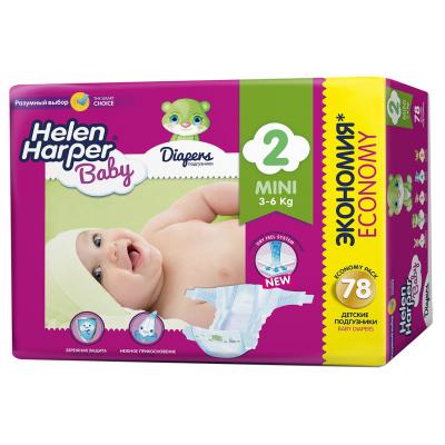 Подгузник Helen Harper Baby Mini 3-6 кг 78 шт (5411416029694)