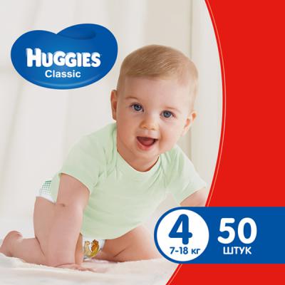 Подгузник Huggies Classic 4 Jumbo 50 шт (5029053543147)