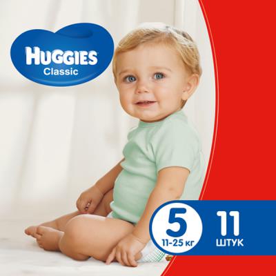 Подгузник Huggies Classic 5 Small 11 шт (5029053543161)