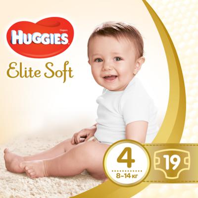 Подгузник Huggies Elite Soft 4 Small 19 шт (5029053546322)