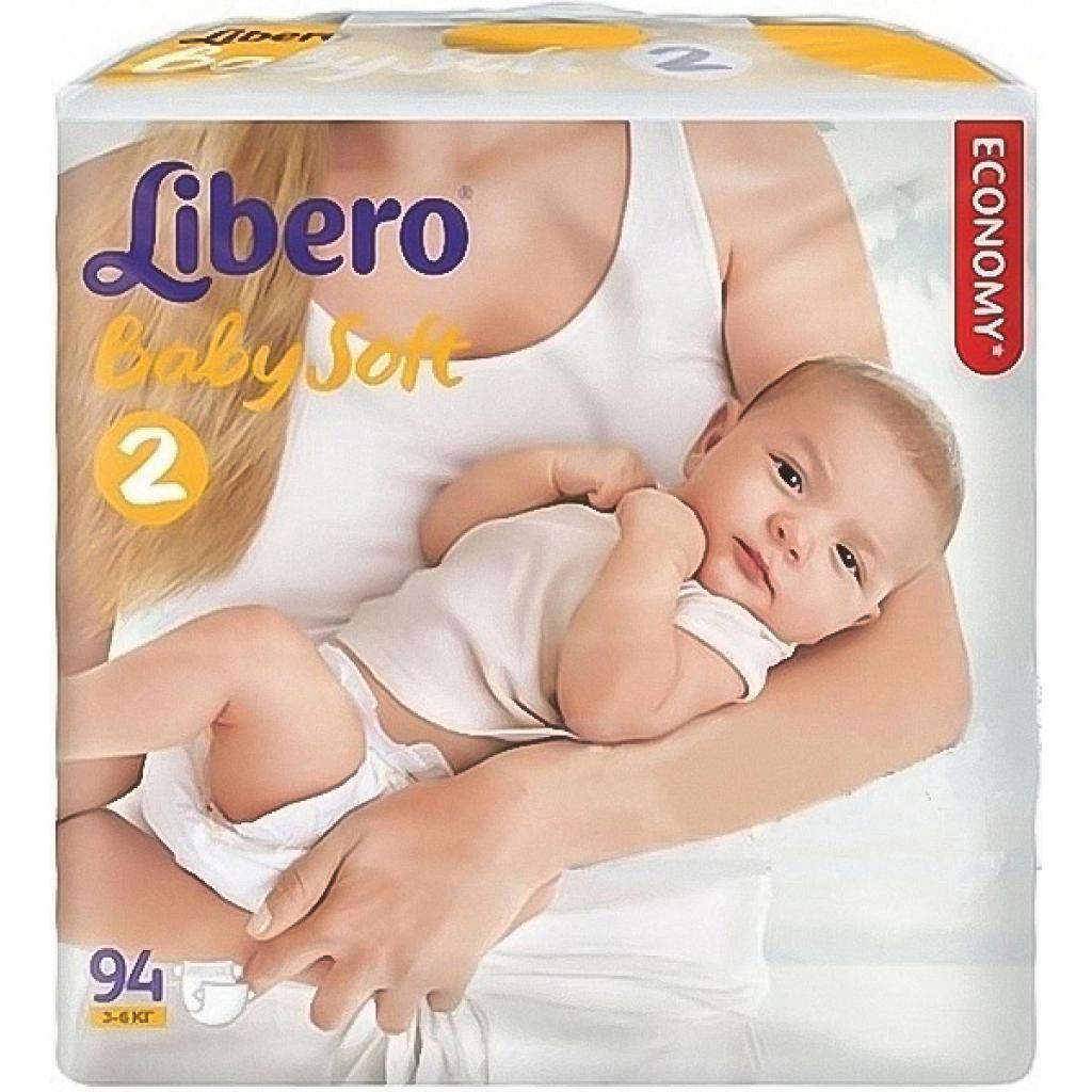 Подгузник Libero Baby Soft 2 (3-6 кг), 94 шт (7322540594553)