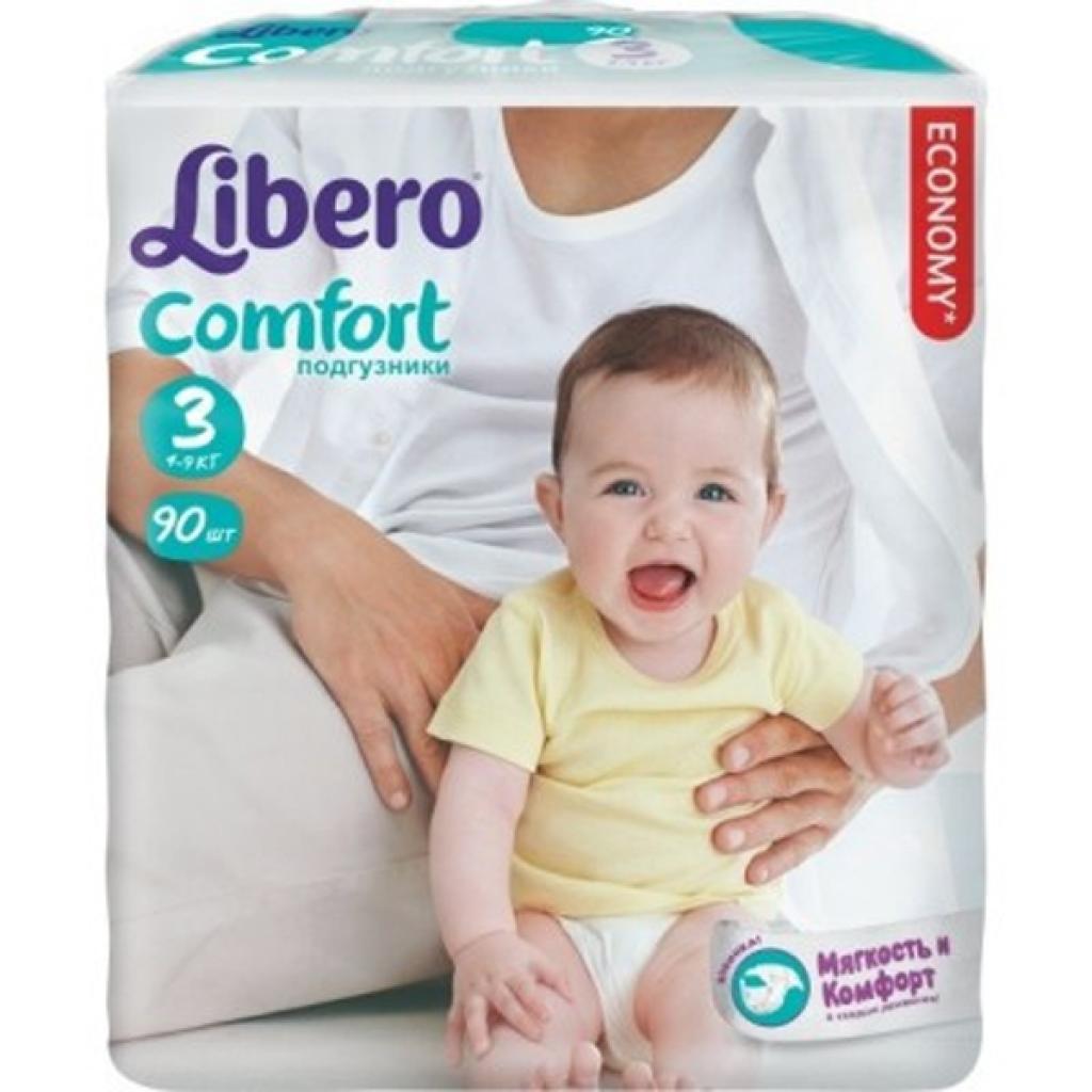 Подгузник Libero Comfort 3 (4-9 кг), 90 шт (7322540556483)