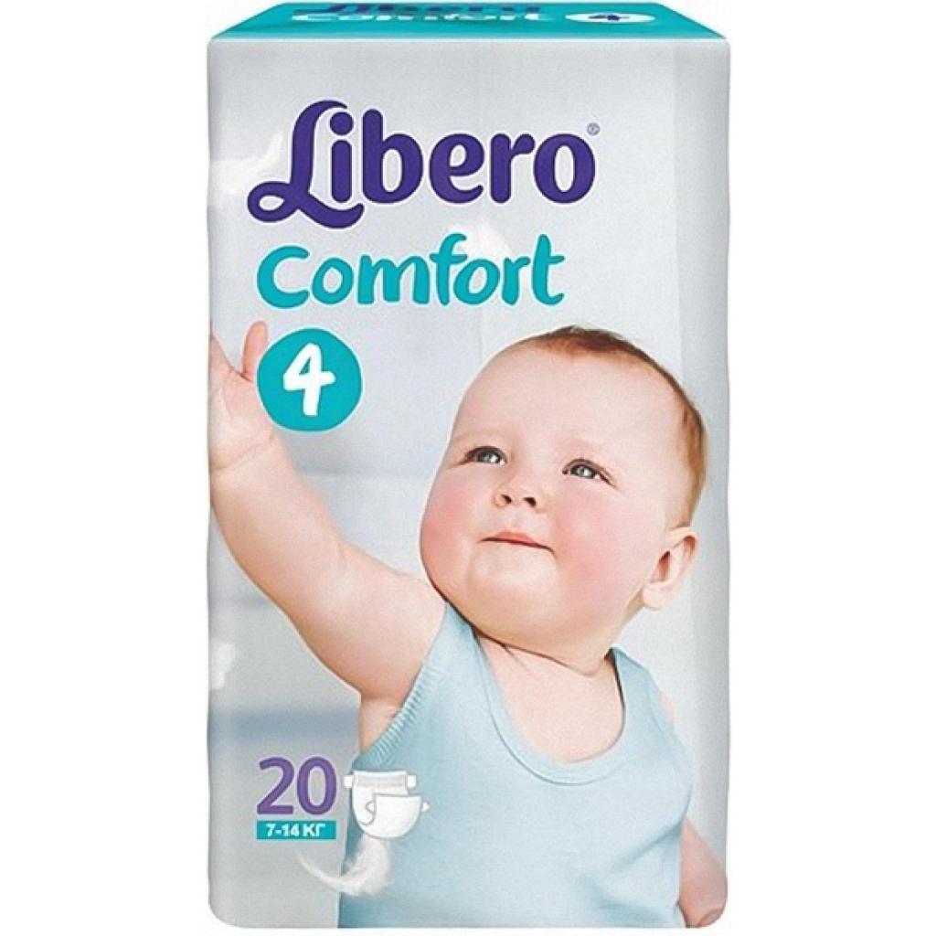 Подгузник Libero Comfort 4 (7-14 кг), 20 шт (7322540475135)