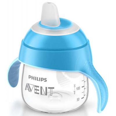 Поильник-непроливайка Philips AVENT 200 мл, 6 мес+ (SCF751/00_blue)