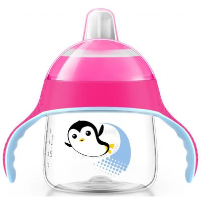 Поильник-непроливайка Philips AVENT 200 мл, 6 мес+ (SCF751/00_pink)