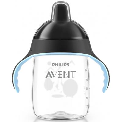 Поильник-непроливайка Philips AVENT 340 мл, 18 мес+ (SCF755/00_black)