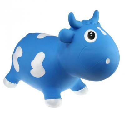 Попрыгун KidzzFarm Коровка Белла голубая с белым (с насосом) Milk Cow Bella (KFMC130103)