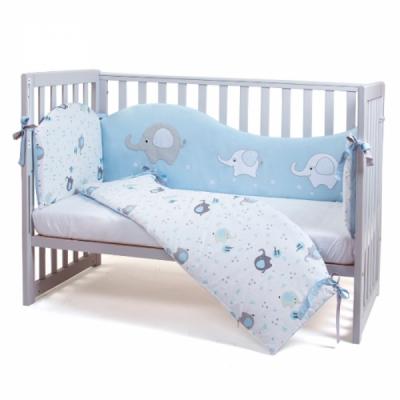 Постельный набор Верес Elephant family blue (6 ед.) (208.04)