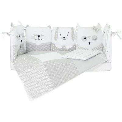 Постельный набор Верес Smiling animals white-gray 6ед. (216.07)