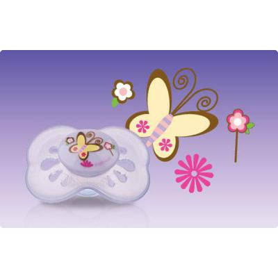 Пустышка Nuby Бабочка фиолетовая (5714MFS-6)