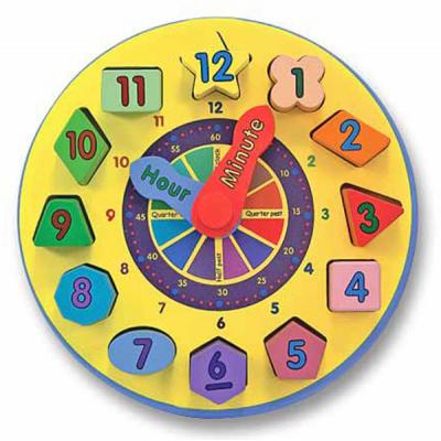 Развивающая игрушка Melissa&Doug Часы-сортировщик (MD159)