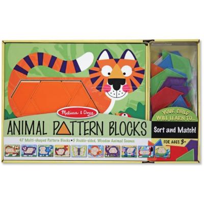 Развивающая игрушка Melissa&Doug Деревянная мозаика Животные (MD4382)