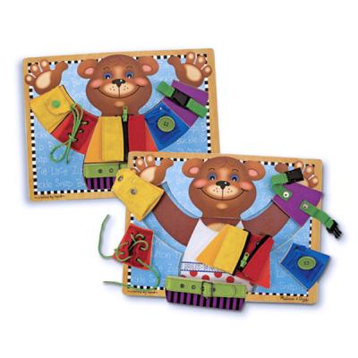 Развивающая игрушка Melissa&Doug Доска - застежки (MD3784)