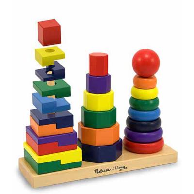 Развивающая игрушка Melissa&Doug Геометрическая пирамидка (MD567)