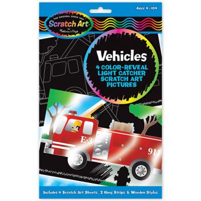 Развивающая игрушка Melissa&Doug Набор царапок Транспорт (MD5898)