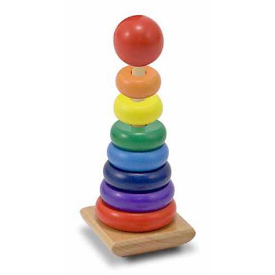 Развивающая игрушка Melissa&Doug Радужная пирамидка (MD576)