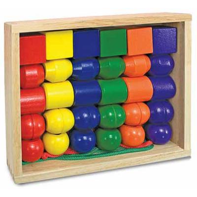 Развивающая игрушка Melissa&Doug Шнуровка начального уровня (MD544)