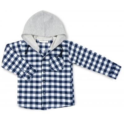 Рубашка Breeze с капюшоном (13577-98B-blue)