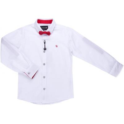 Рубашка Breeze с красной бабочкой (G-233-146B-white-red)