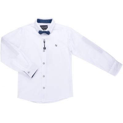 Рубашка Breeze с синей бабочкой (G-233-134B-white-blue)