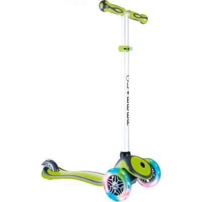 Самокат Globber PRIMO PLUS LIGHTS Зеленый (442-106-2)