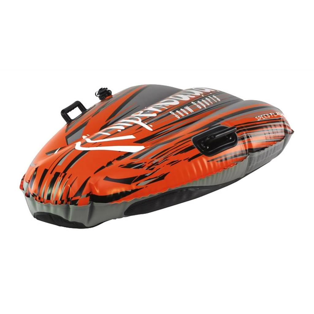 Санки Alpen Gaudi Alpen Speed Flash серо-оранжевые (4020716899702)