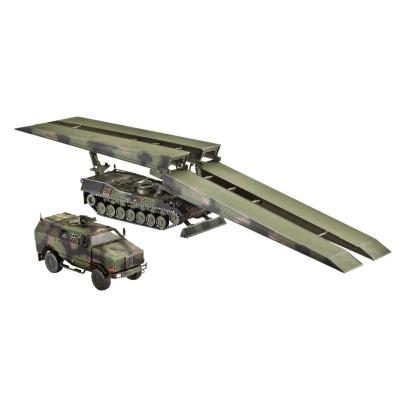 Сборная модель Revell Базовая машина-мостоукладчик Bruckenlegepanzer Biber & ATF D (3192)