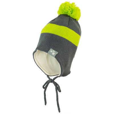 Шапка Huppa VIIRO 1 83620100 серый XS (4741468735993)