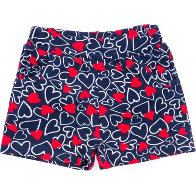 Шорты Lovetti трикотажные с сердечками (8051-92G-blue)