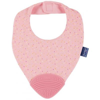 Слюнявчик Chicco GIMMY BIB с прорезывателем розовый (02581.10)