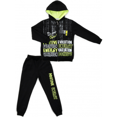 Спортивний костюм дитячий Breeze POSITIVE ENERGY (16466-140B-black)