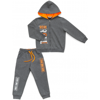 Спортивний костюм дитячий Toontoy "ROCK ROLL" (13799-158-gray)