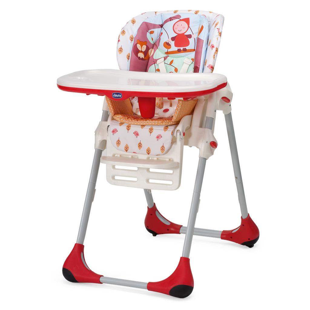 Стульчик для кормления Chicco Polly Double Phase Red (79074.26)