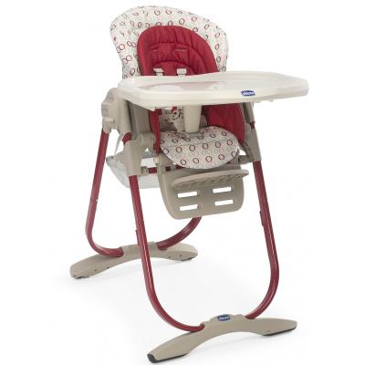 Стульчик для кормления Chicco Polly Magic Red-Beige (79090.79)
