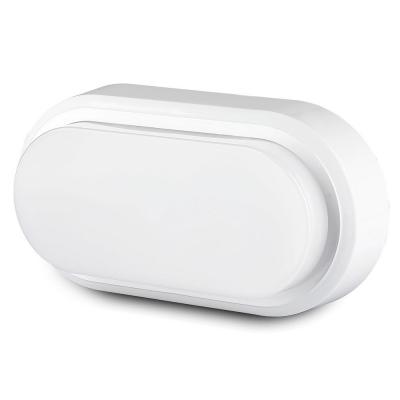 Светильник V-TAC 8W, SKU-1312, Rectangle Oval Dome, 230V, 4000К, ІР54, білий (3800157620307)