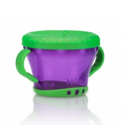 Тарелка Nuby для сухих завтраков с ручками 250-300гр, 6м+ (5409-3)