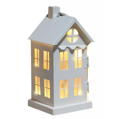 Украшение декоративное Luca Lighting Домик металлический белый (8712799736719)