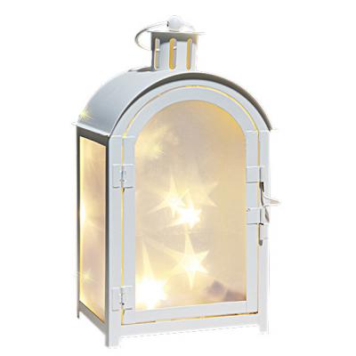 Украшение декоративное Luca Lighting Фонарь металлический белый 20 см (8712799736795)