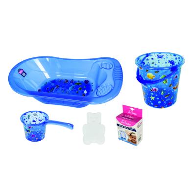 Ванночка Sevi Bebe Набор для купания с рисунком Голубой (8692241137014)