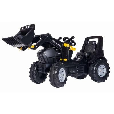 Веломобиль Rolly Toys rollyFarmtrac Deutz Agrotron TTV Warrior черный (710348)