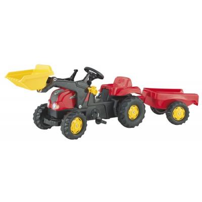 Веломобиль Rolly Toys Трактор с прицепом и ковшом Rolly Toys rollyKid-X (023127)
