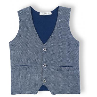 Жилет Breeze трикотажная с кармашками (10568-74B-blue)