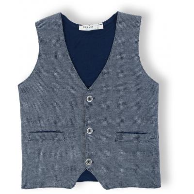 Жилет Breeze трикотажная с кармашками (10568-92B-blue)